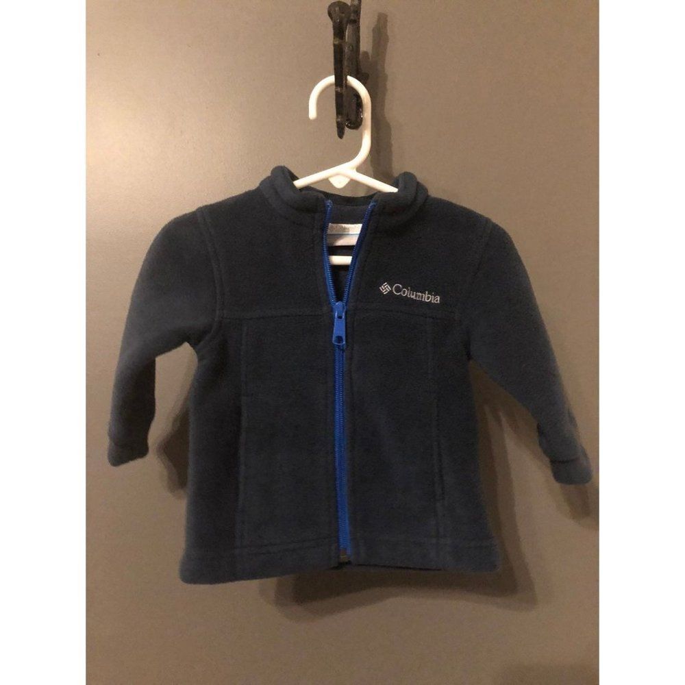 Columbia boys size 6-12 months fleece coat jacket baby